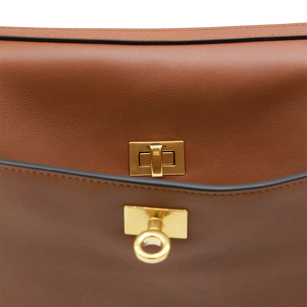 BROWN RODEO M TOP HANDLE BAG