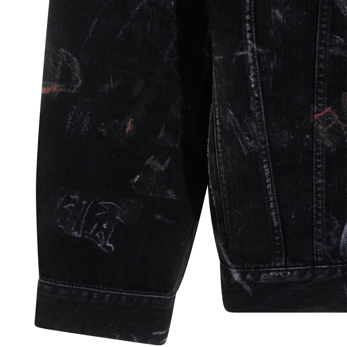 BLACK COTTON DENIM JACKET