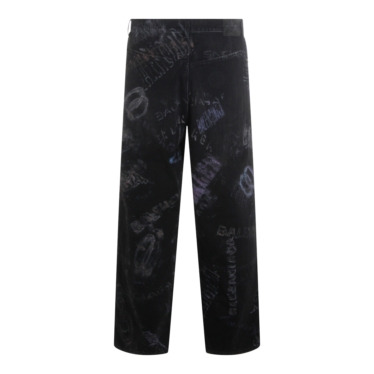 BLACK COTTON DENIM JEANS