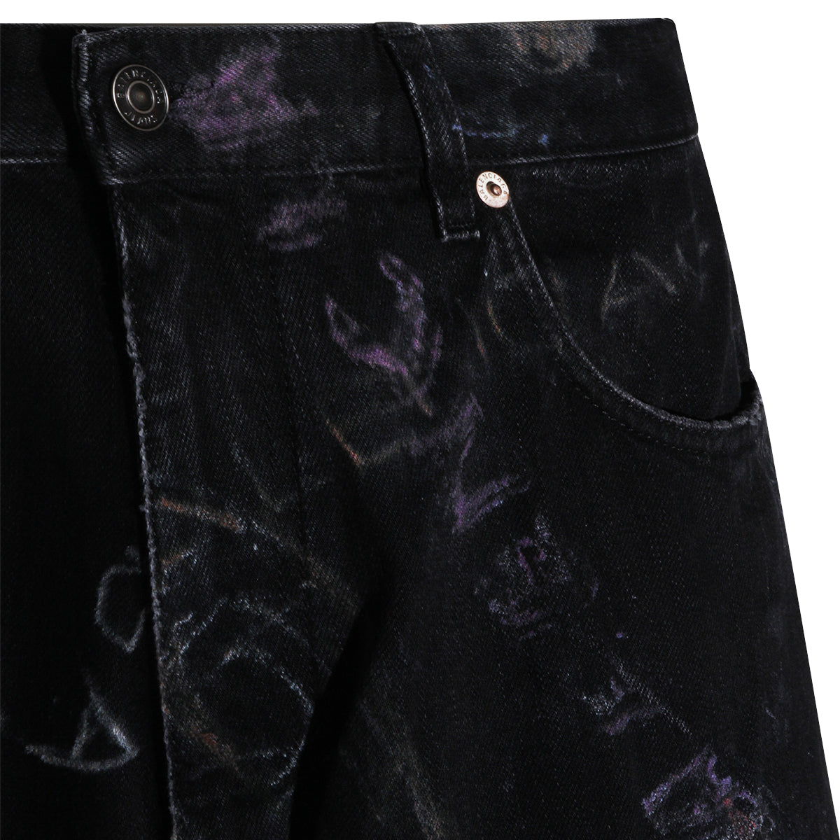 BLACK COTTON DENIM JEANS