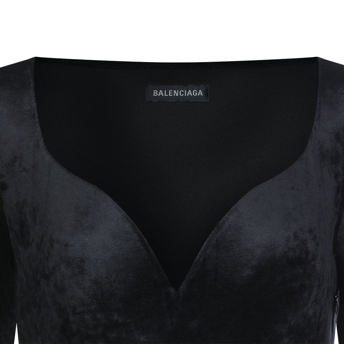 BLACK VISCOSE MINI DRESS