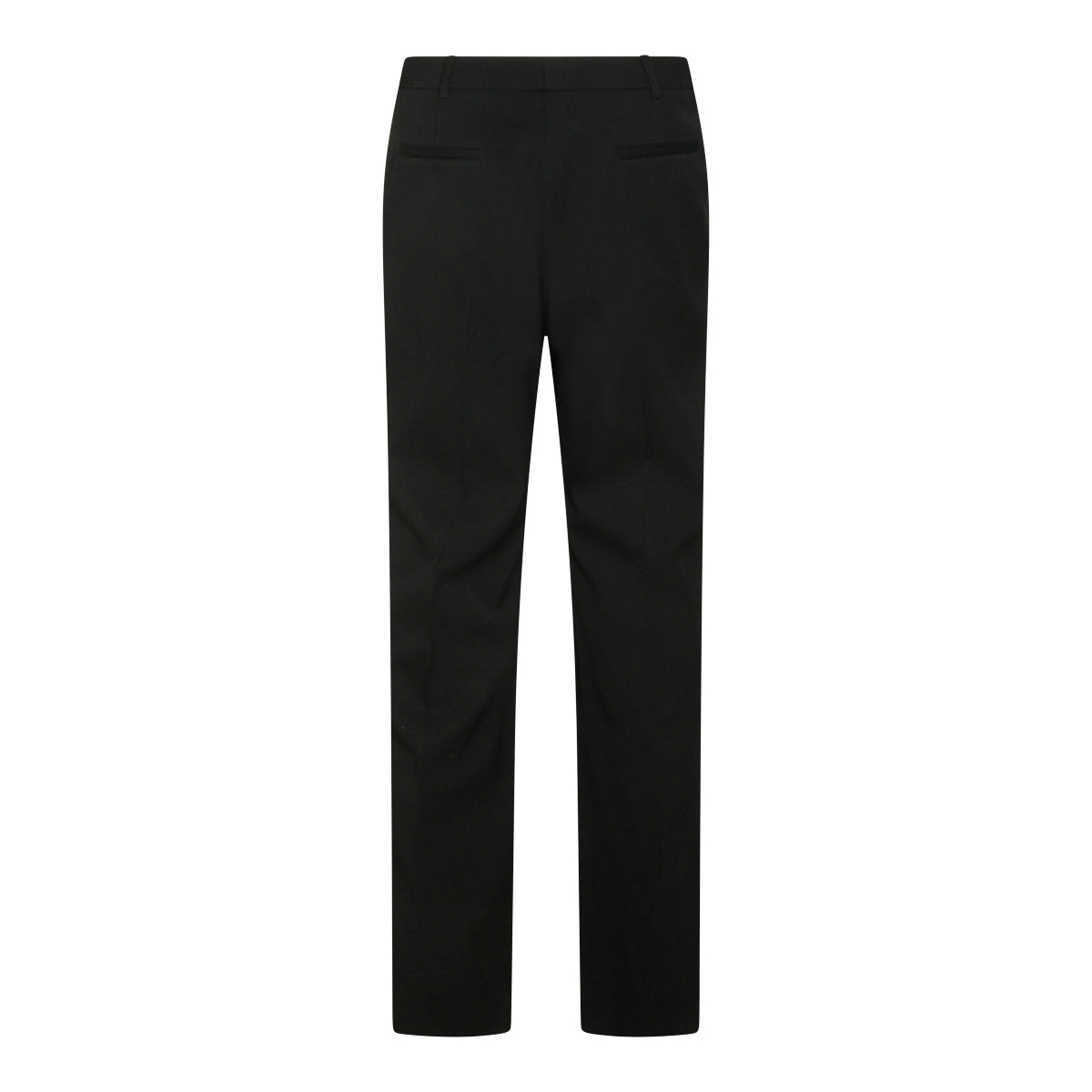 BLACK WOOL PANTS