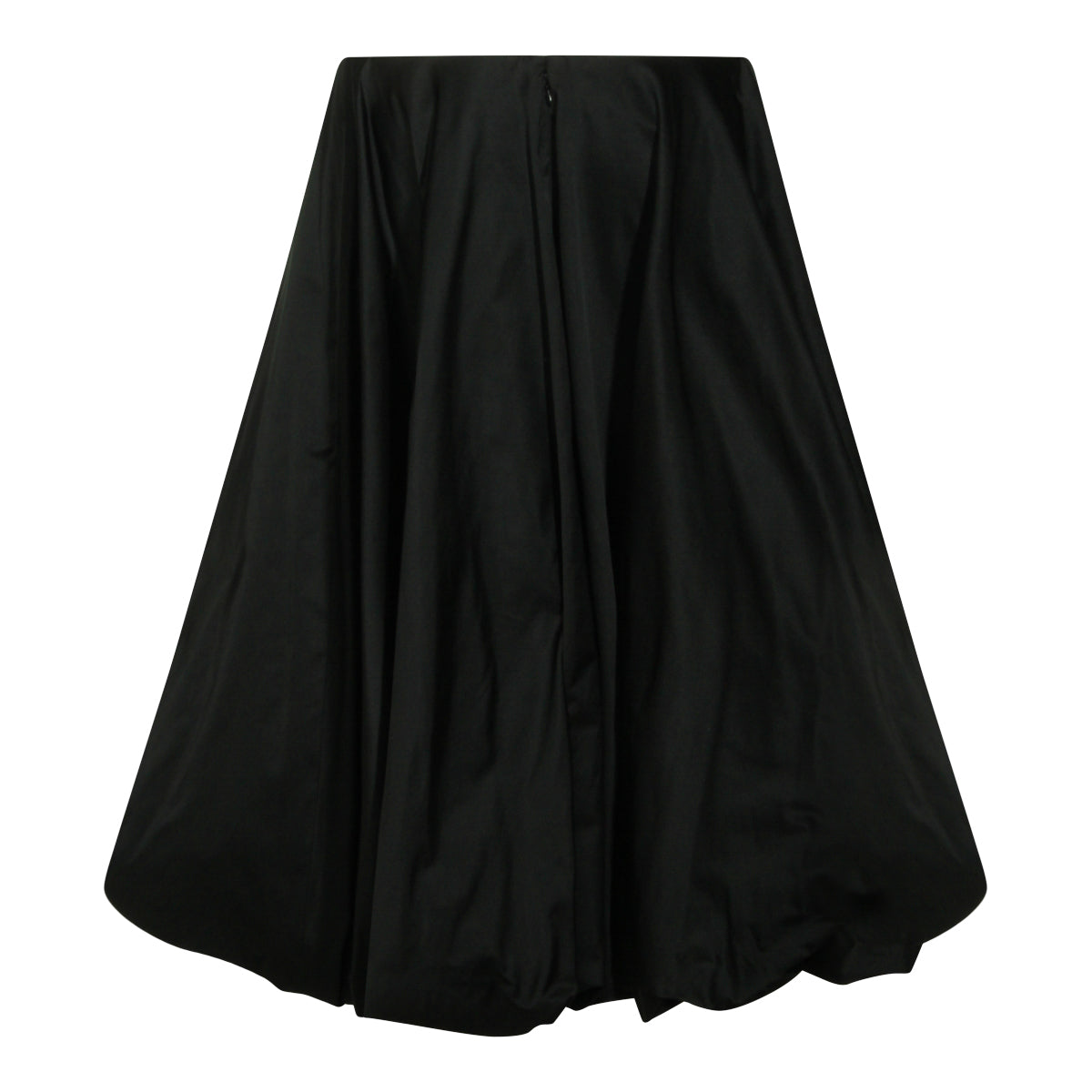 BLACK MIDI SKIRT