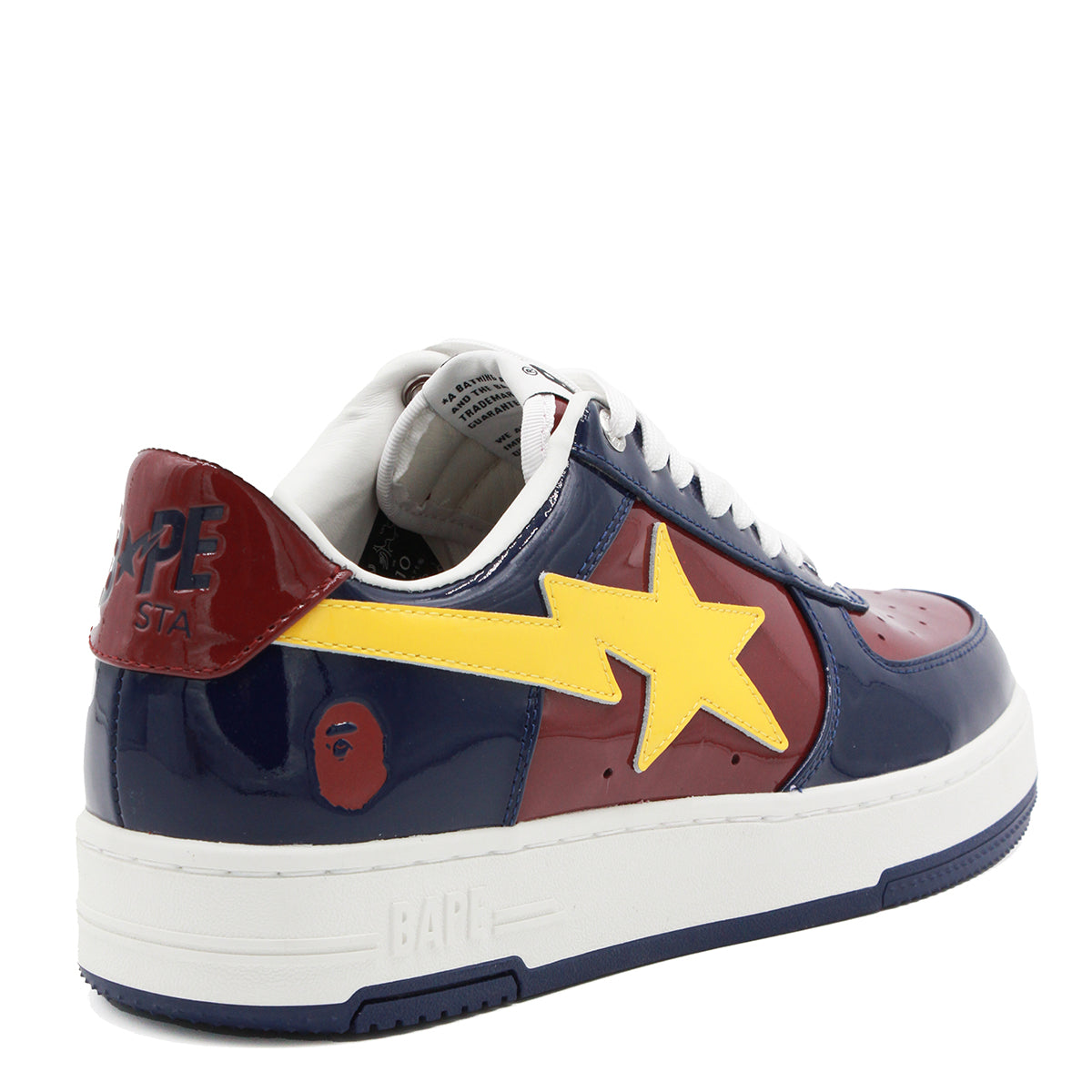 VIOLET AND YELLOW LEATHER SNEAKERS