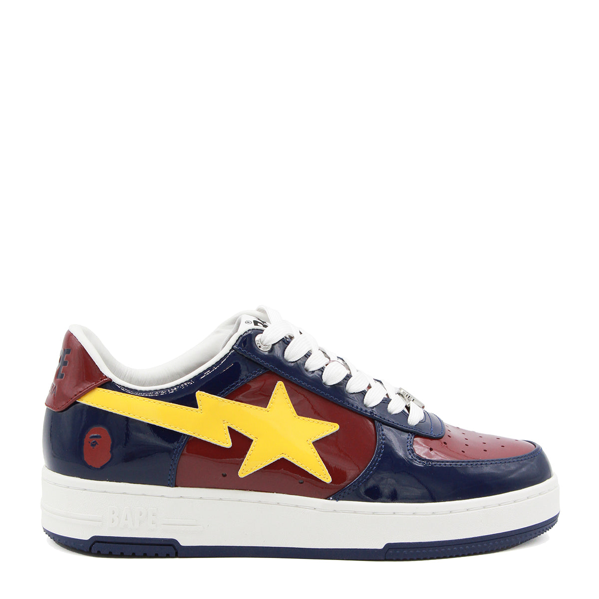 VIOLET AND YELLOW LEATHER SNEAKERS