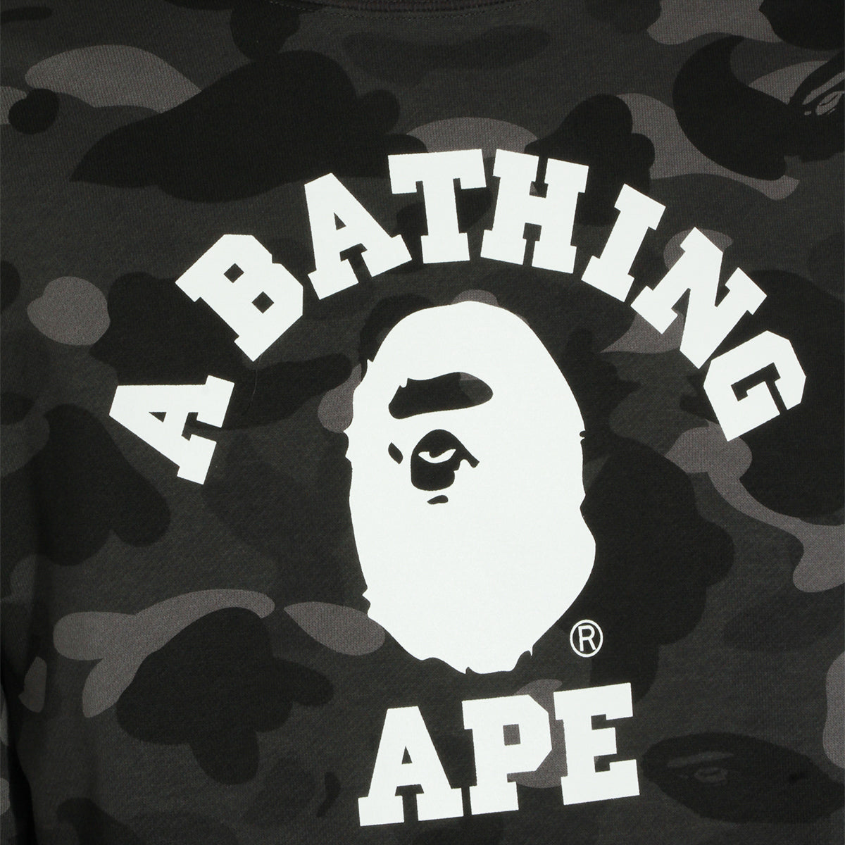 BLACK COTTON SWEATSHIRT