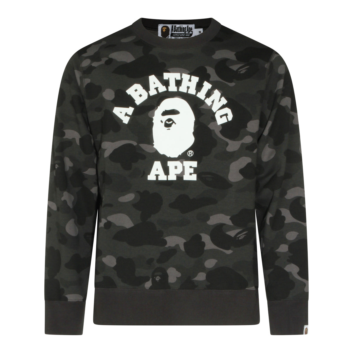 BLACK COTTON SWEATSHIRT