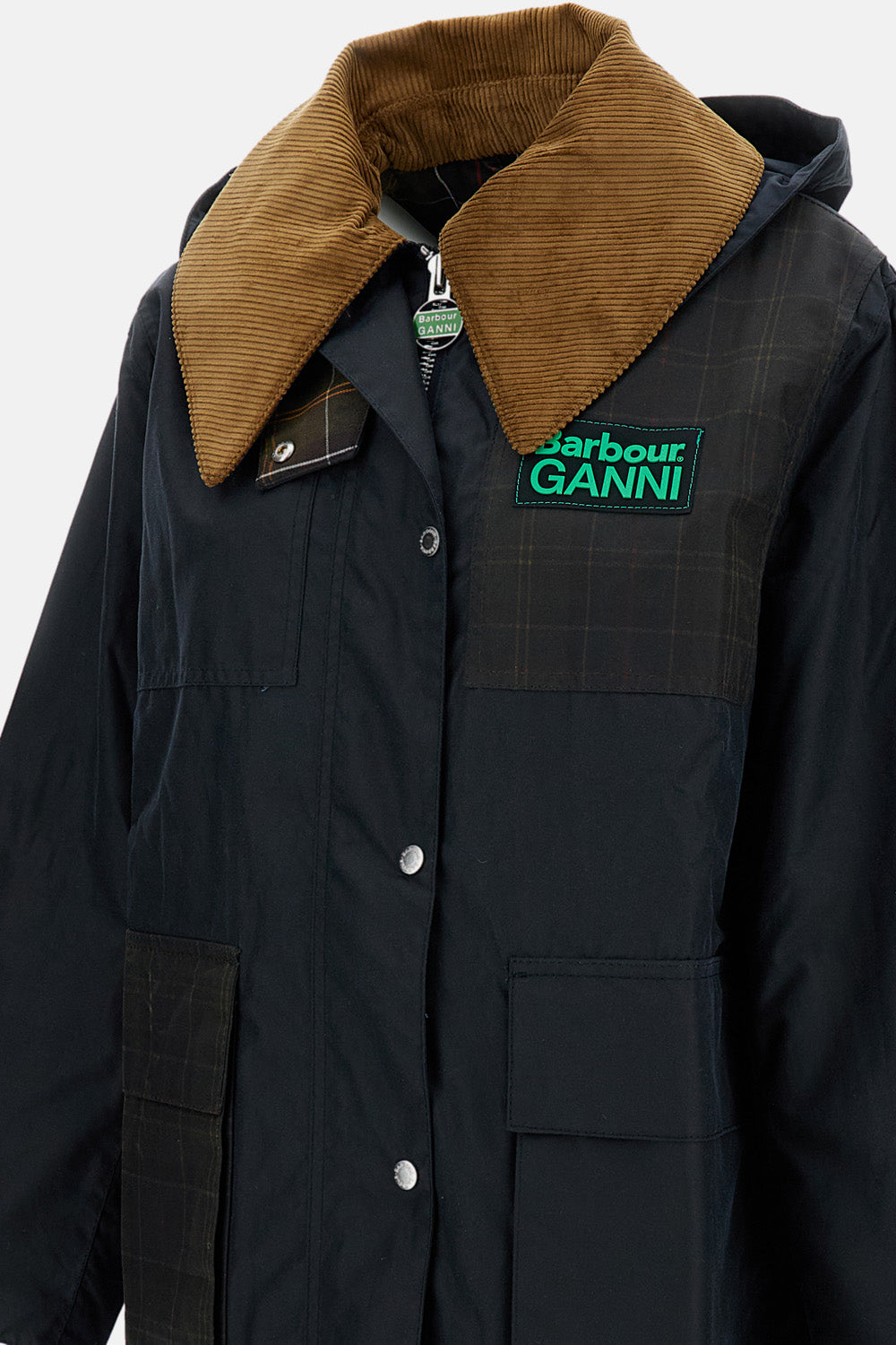 BARBOUR X GANNI DUFFLE COAT