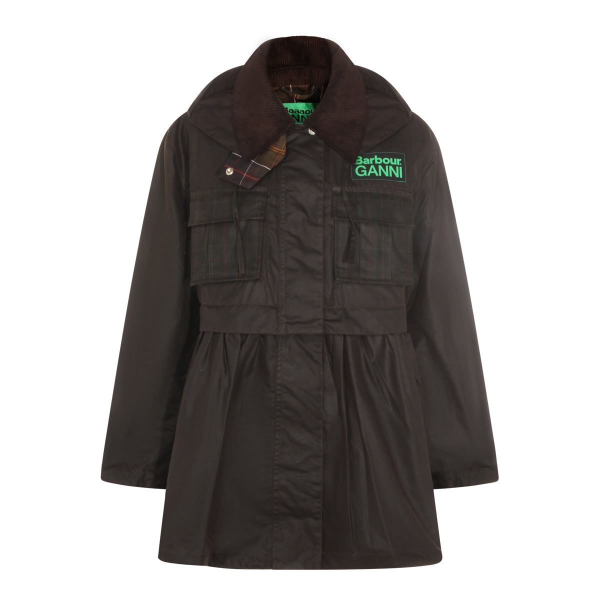 BARBOUR X GANNI WOMAN,casual jackets