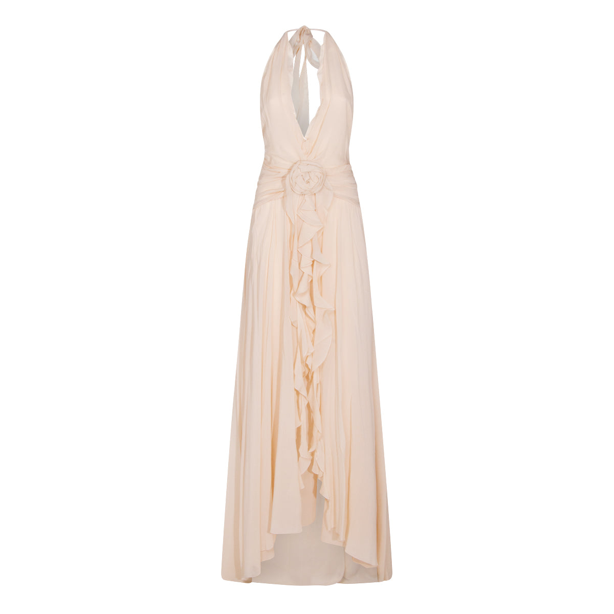 LIGHT PINK VISCOSE DRESS