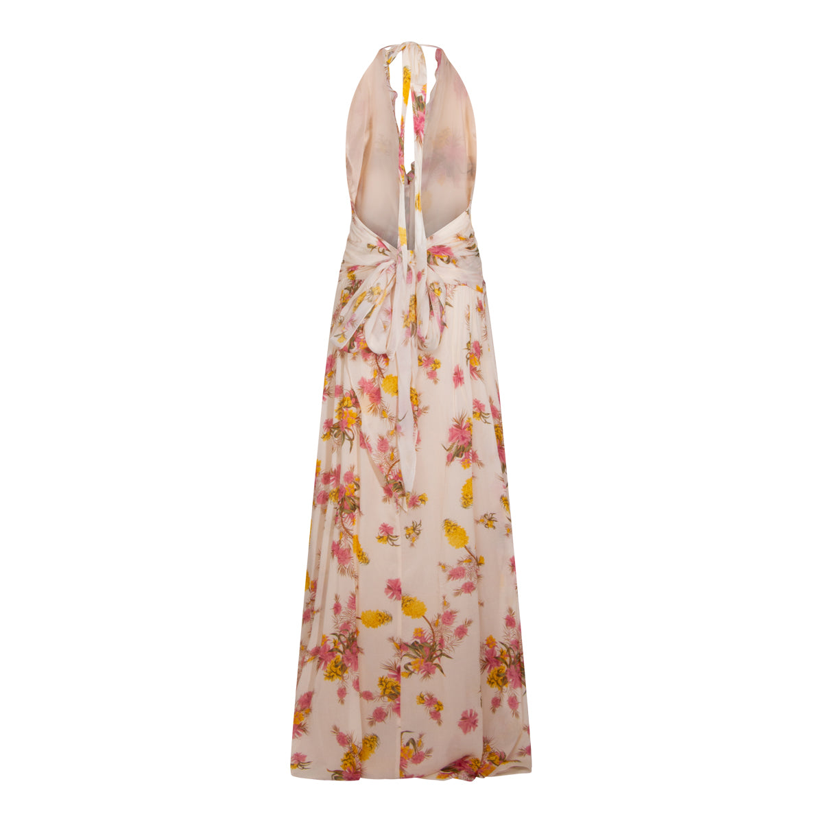 CREAM VISCOSE DRESS