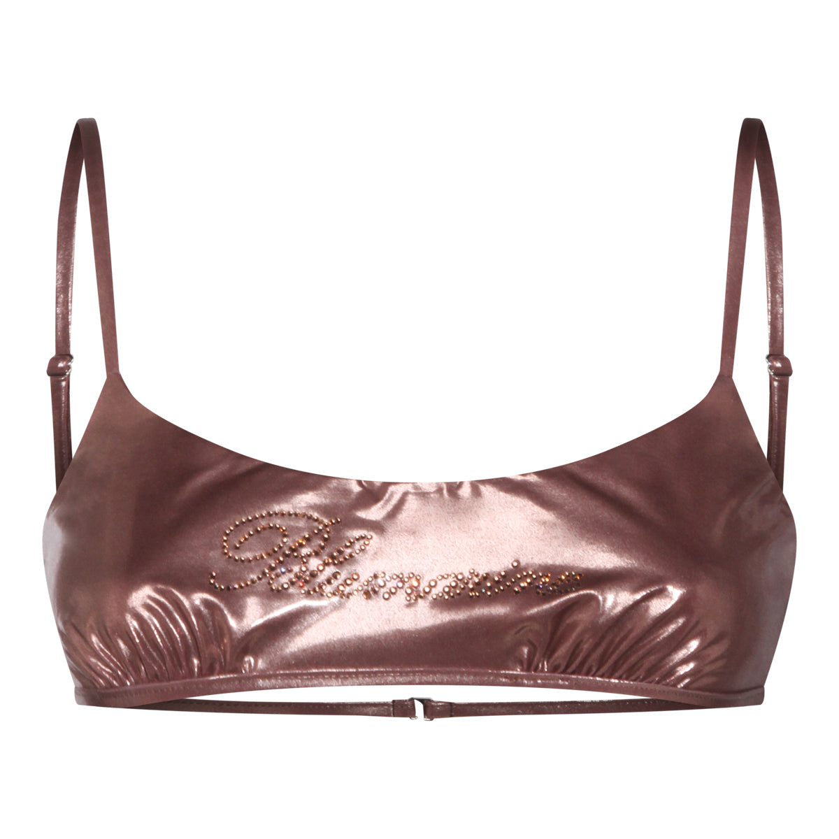 BROWN TOP BEACHWEAR