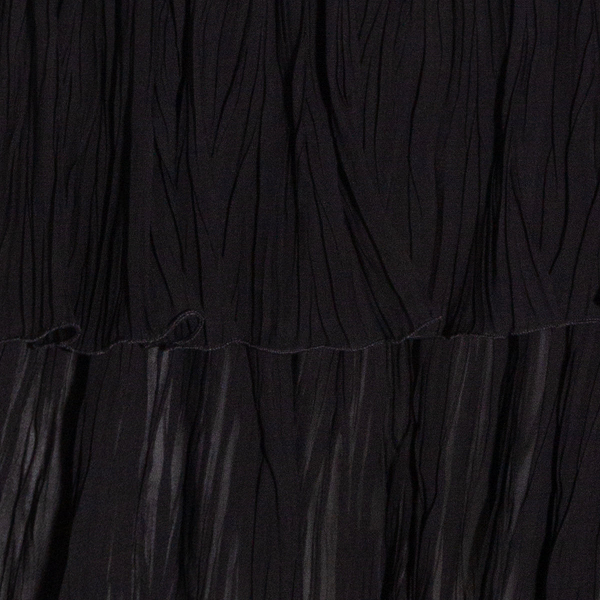 BLACK VISCOSE SKIRT