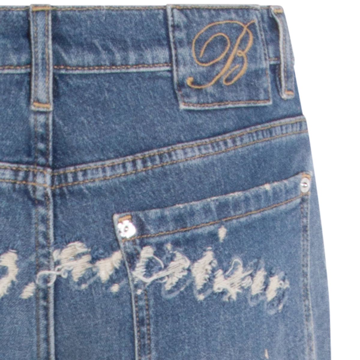 BLUE COTTON JEANS