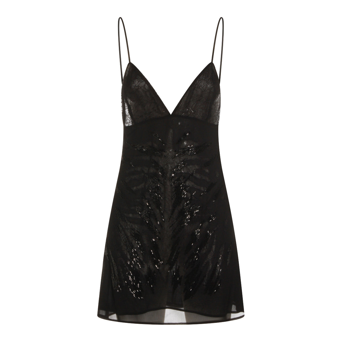 BLACK VISCOSE DRESS