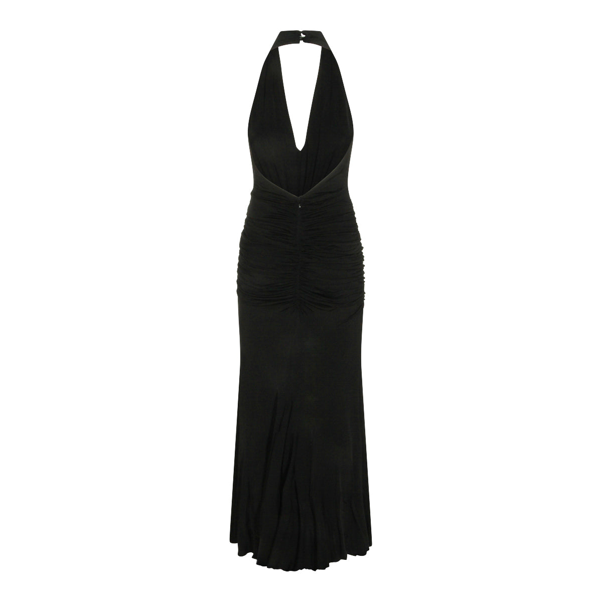 BLACK VISCOSE JUMPSUIT