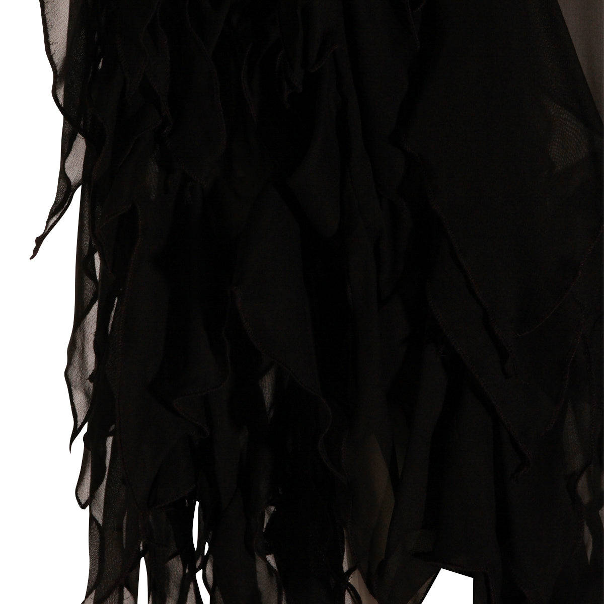 BLACK VISCOSE TOP