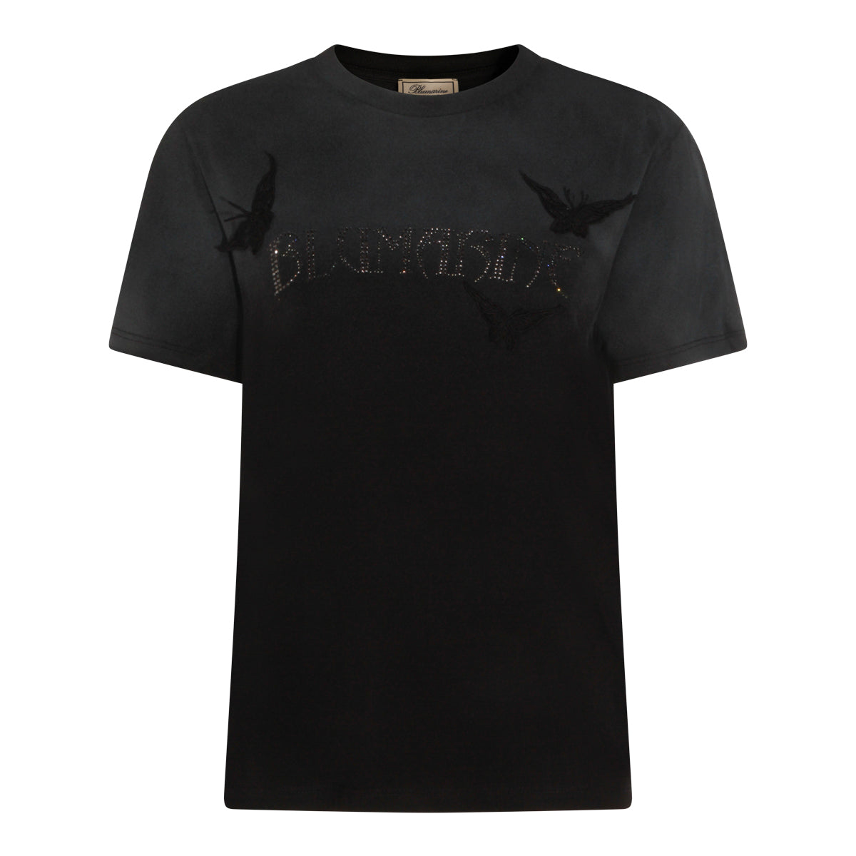 BLACK COTTON T-SHIRT