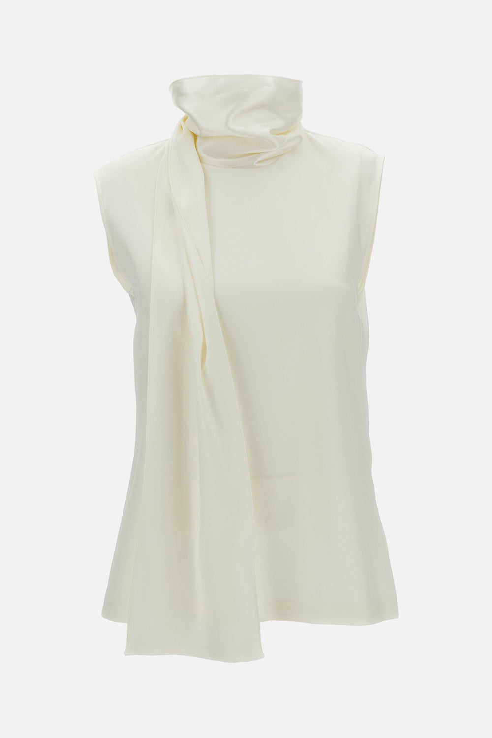 TOP SILK STRETCH SATIN