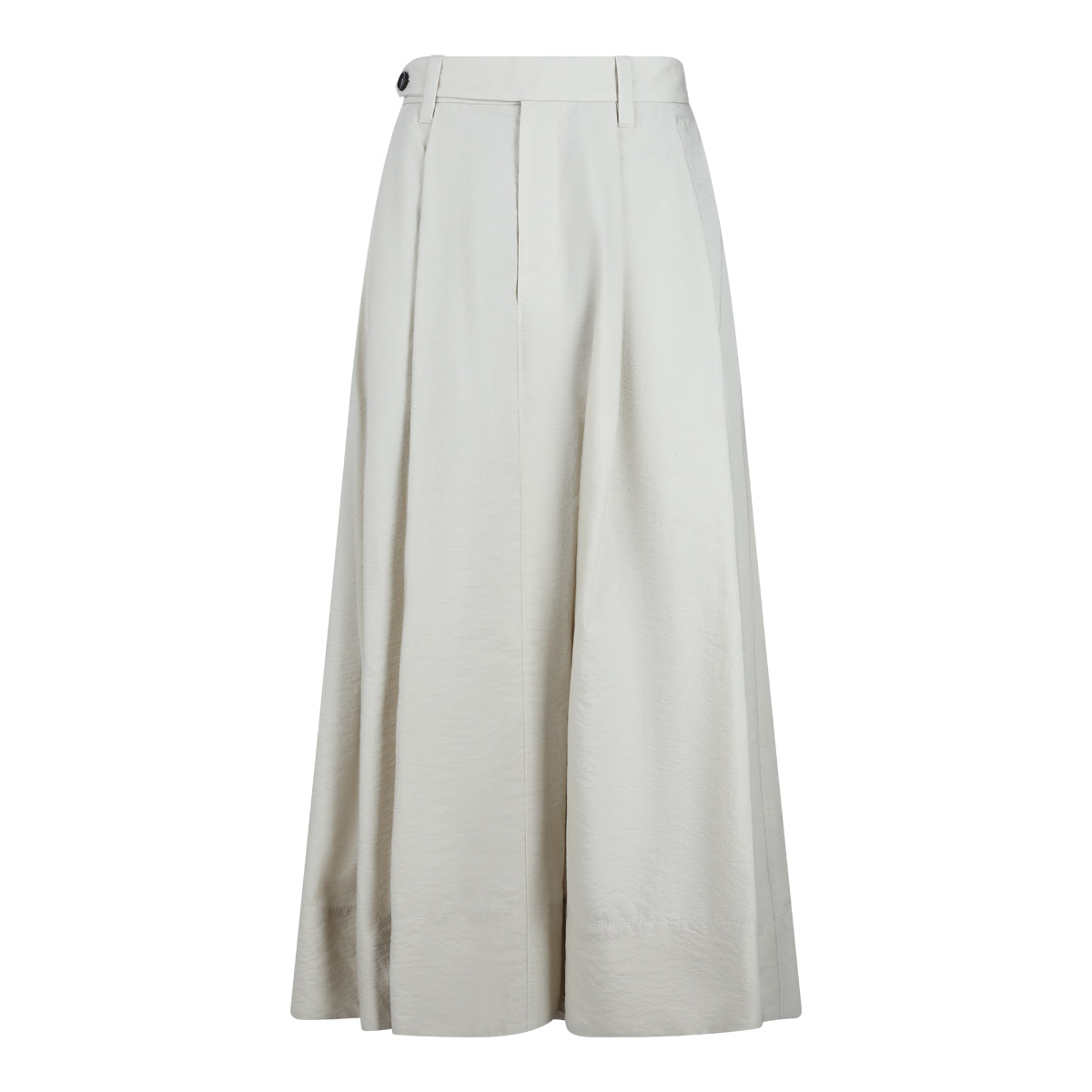 QUARZ COTTON BLEND WIDE PANTS