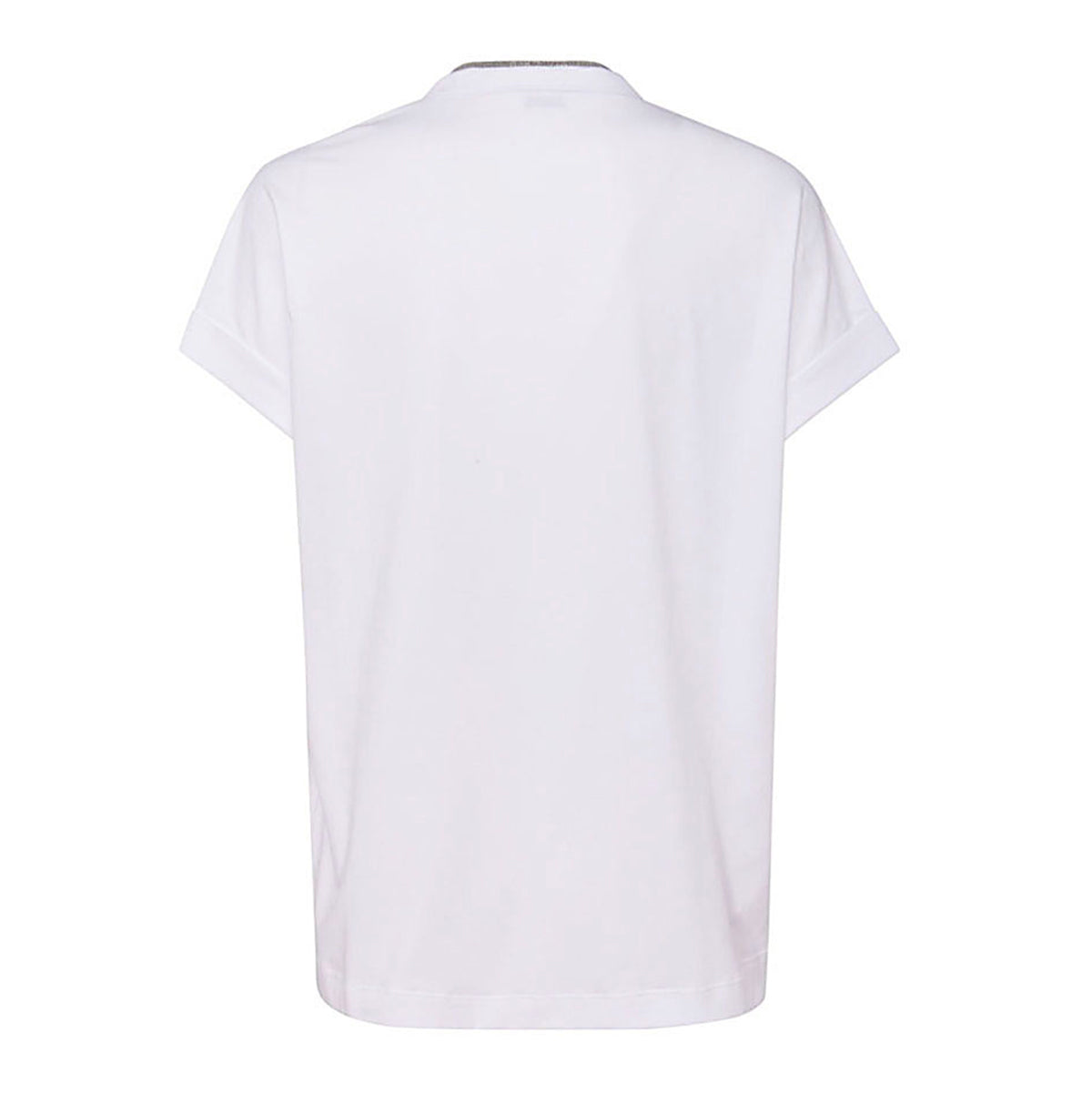 WHITE COTTON T-SHIRT