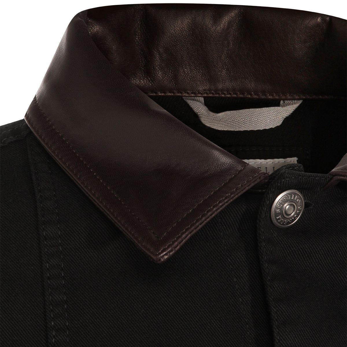 BLACK COTTON DENIM JACKET