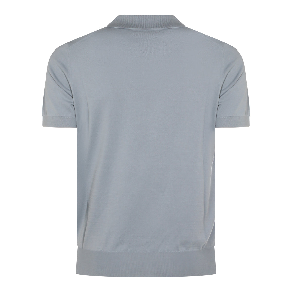LIGHT BLUE COTTON POLO SHIRT