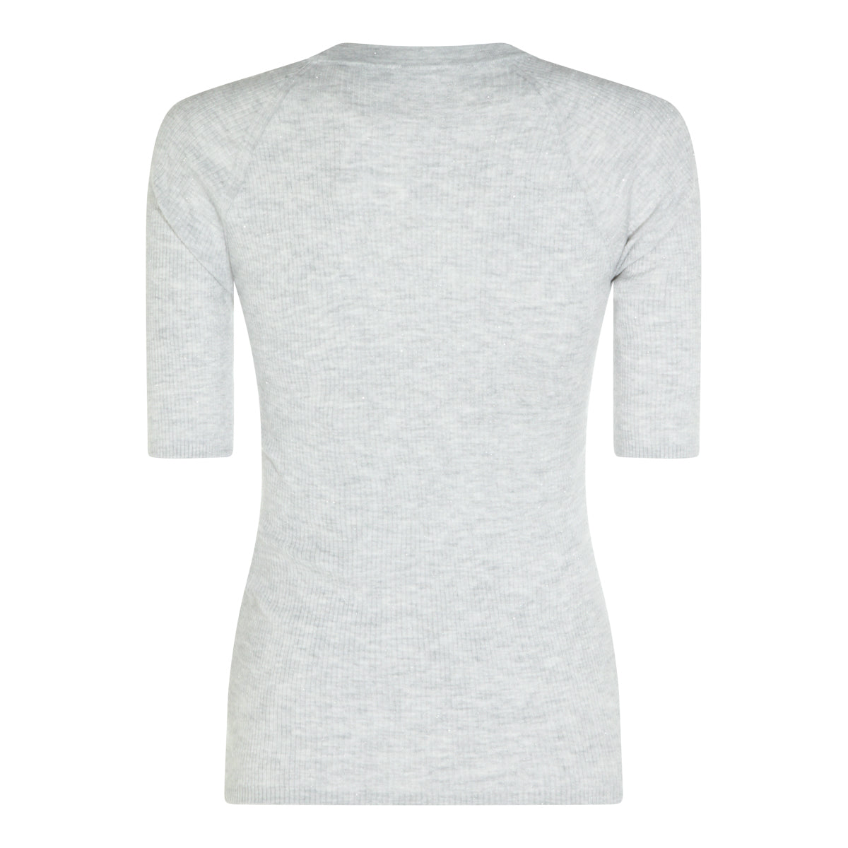 WHITE CASHMERE AND VISCOSE BLEND SWEATSHIRT