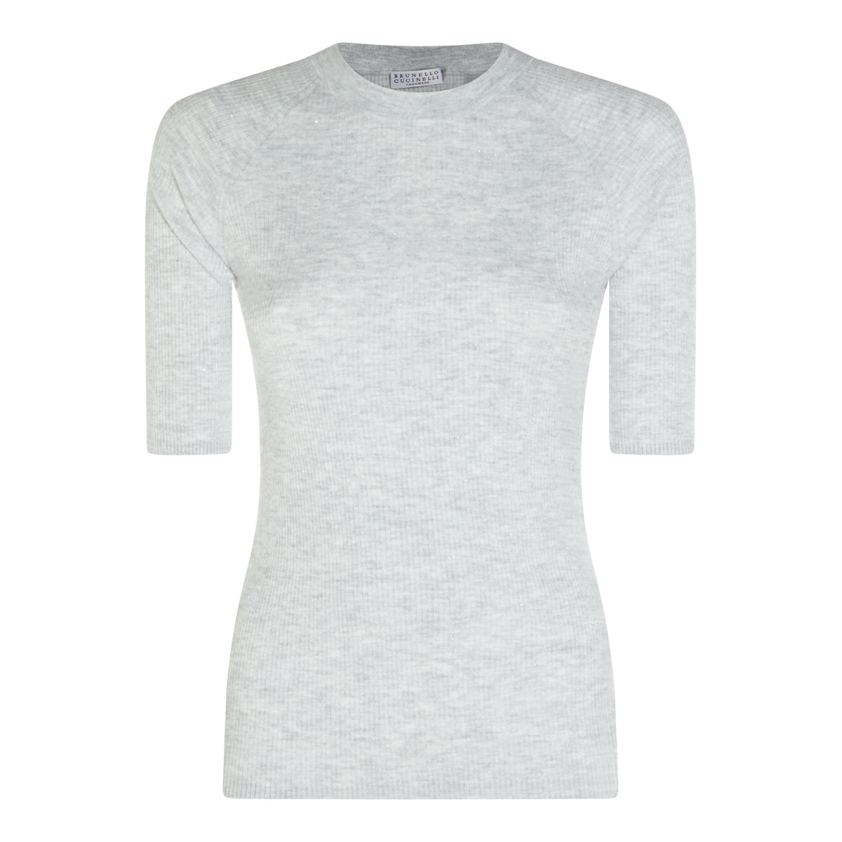 WHITE CASHMERE AND VISCOSE BLEND SWEATSHIRT