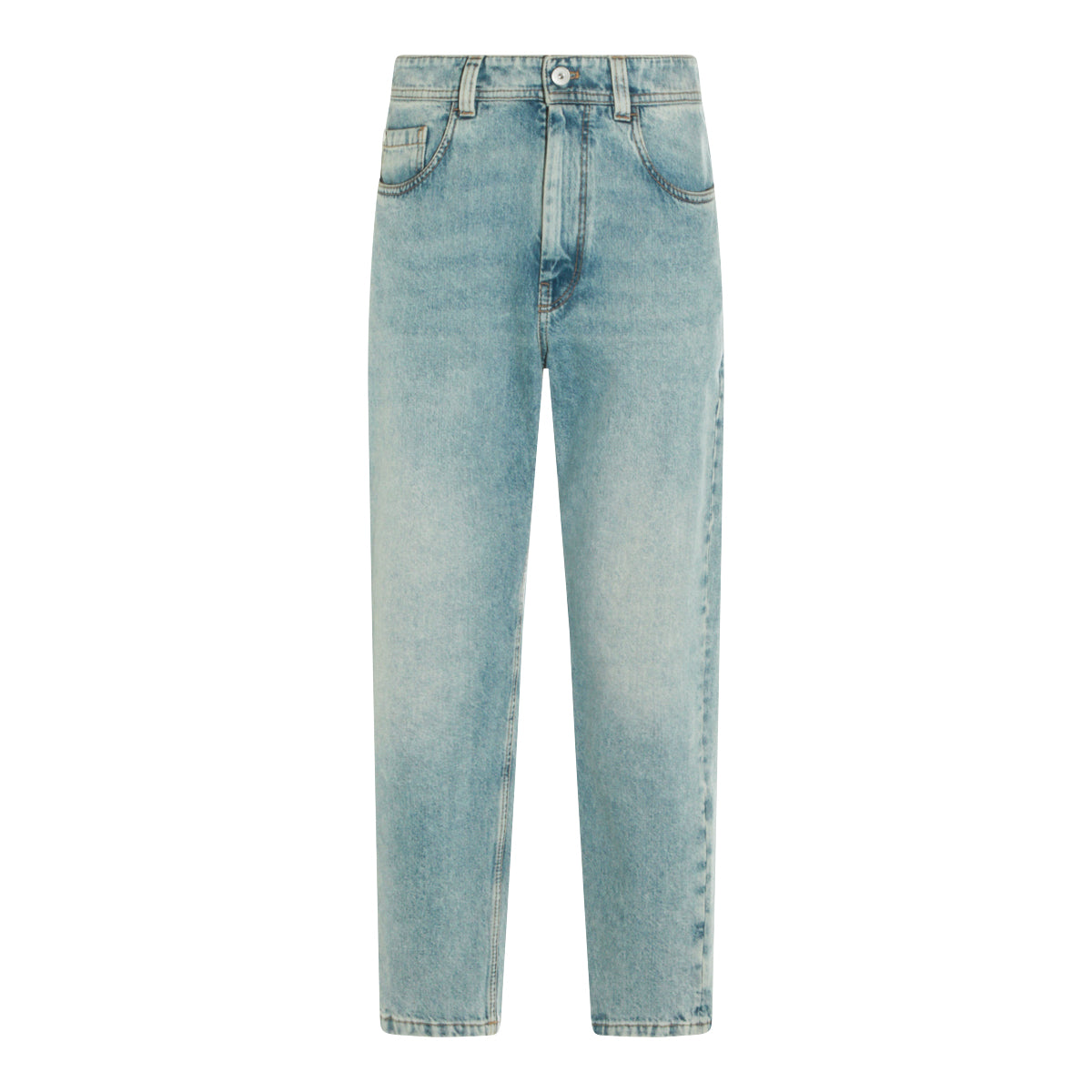 LIGHT BLUE COTTON JEANS