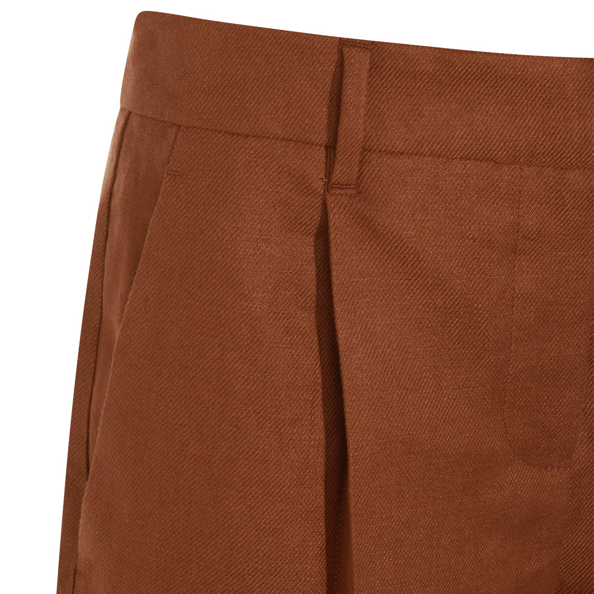 MOU LINEN BERMUDA SHORTS