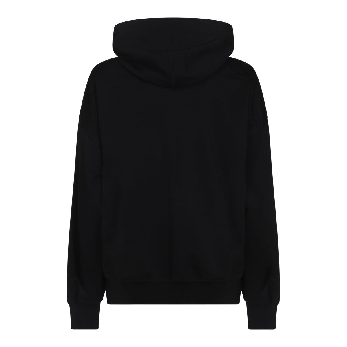 BLACK COTTON SWEATSHIRT