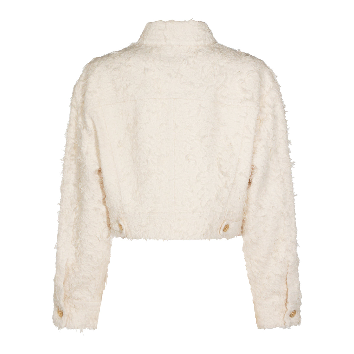 IVORY COTTON DENIM JACKET