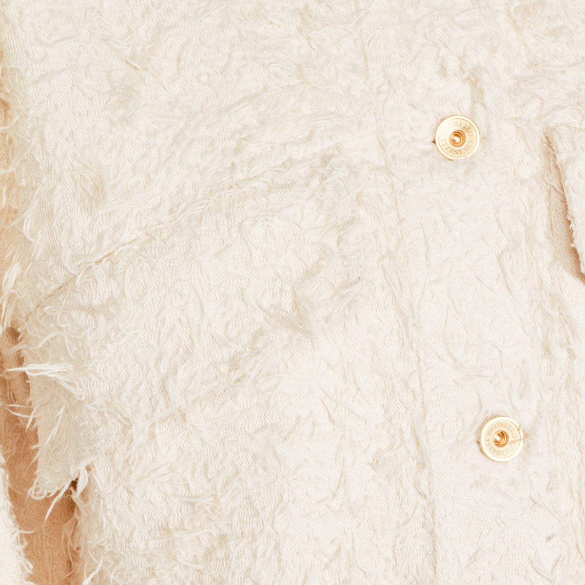IVORY COTTON DENIM JACKET