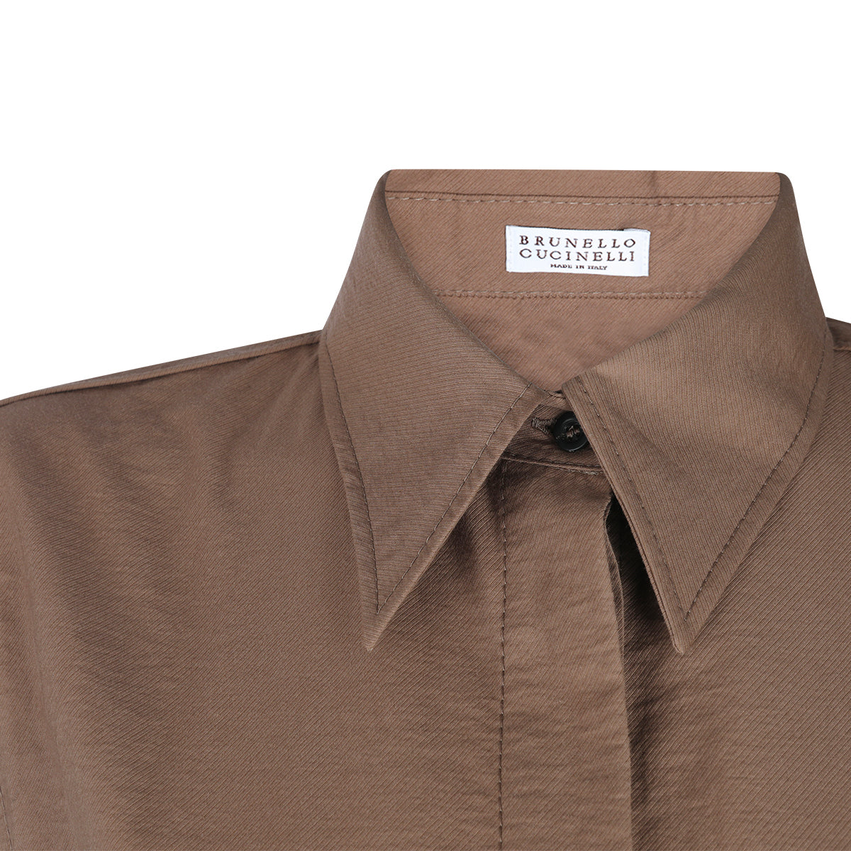 BROWN COTTON DRESS