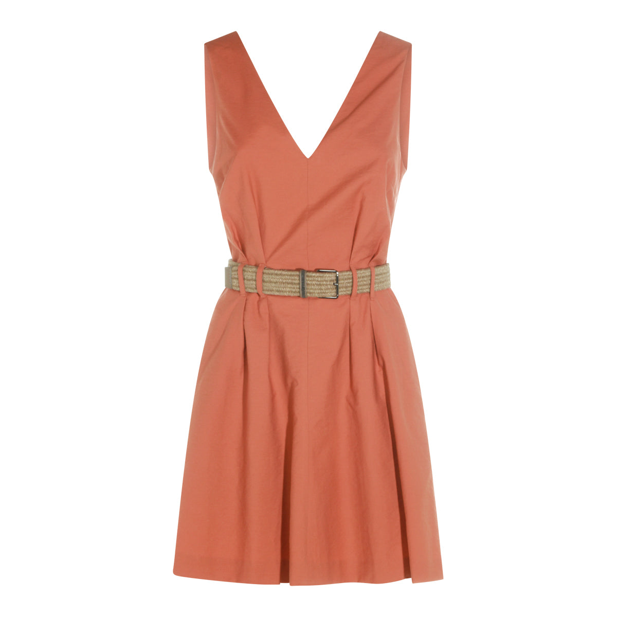 ORANGE COTTON DRESS