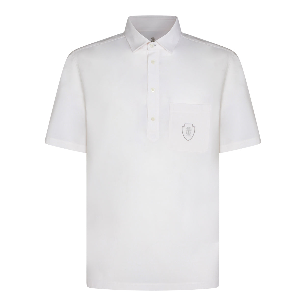 WHITE VIRGIN WOOL SHIRT