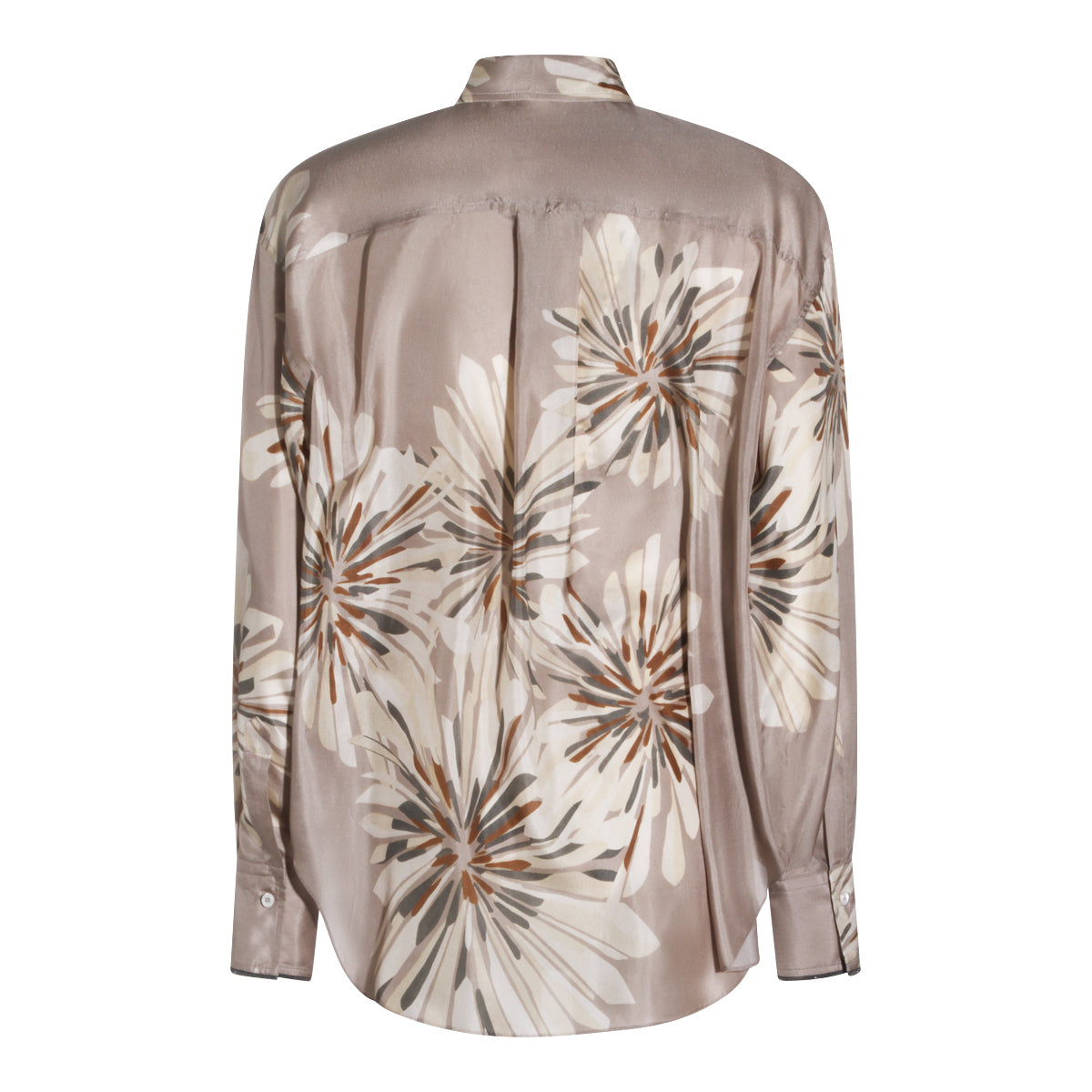 BEIGE SILK SHIRT