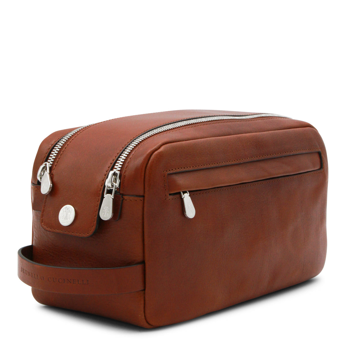 BROWN LEATHER POUCHE