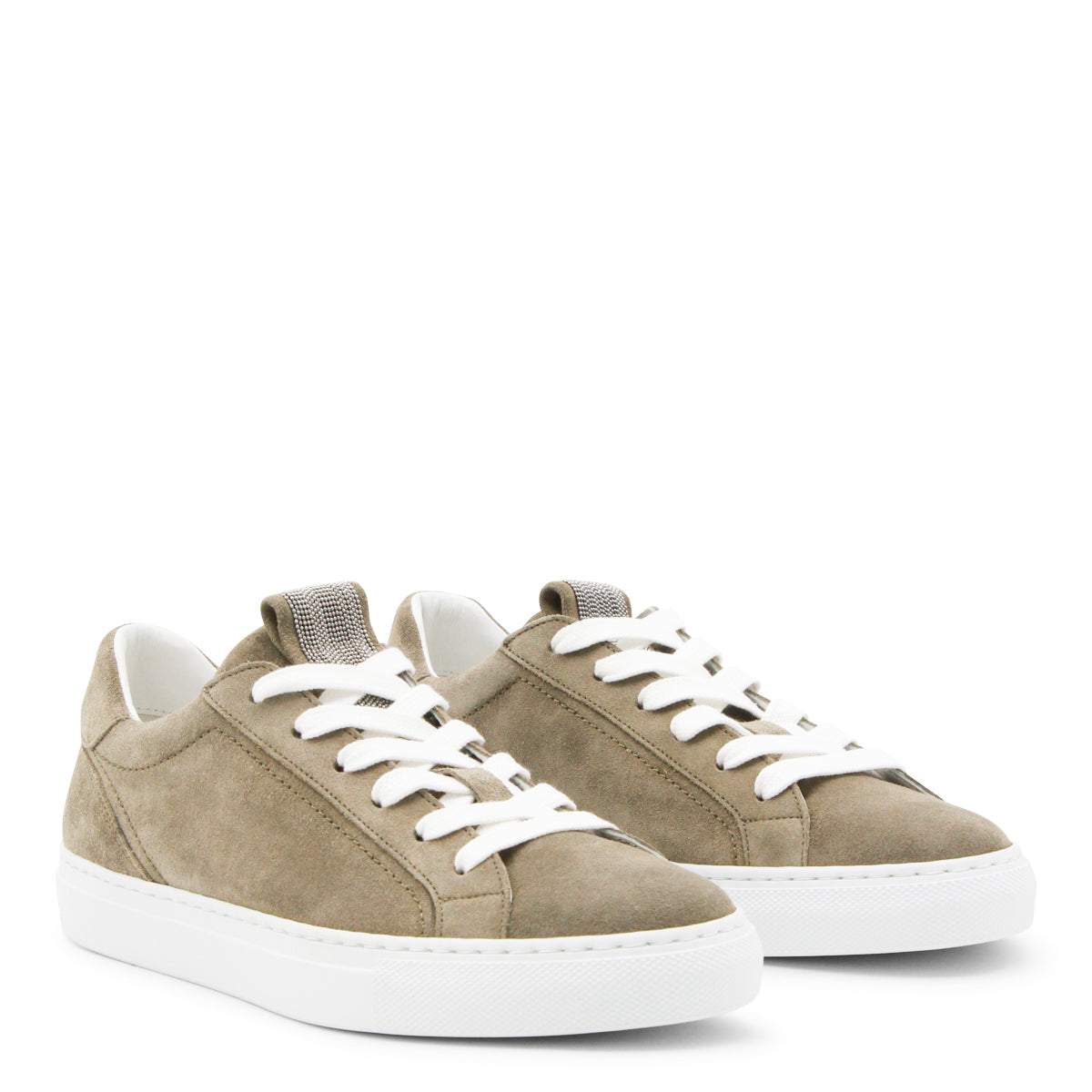BEIGE LEATHER SNEAKERS