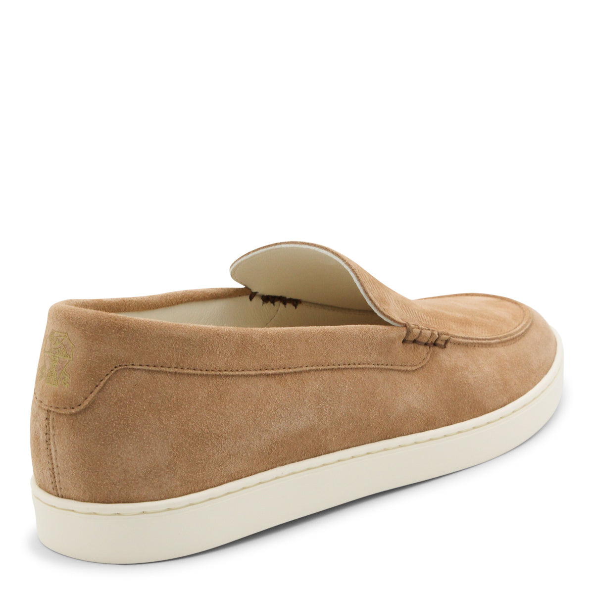 BEIGE LEATHER LOAFERS