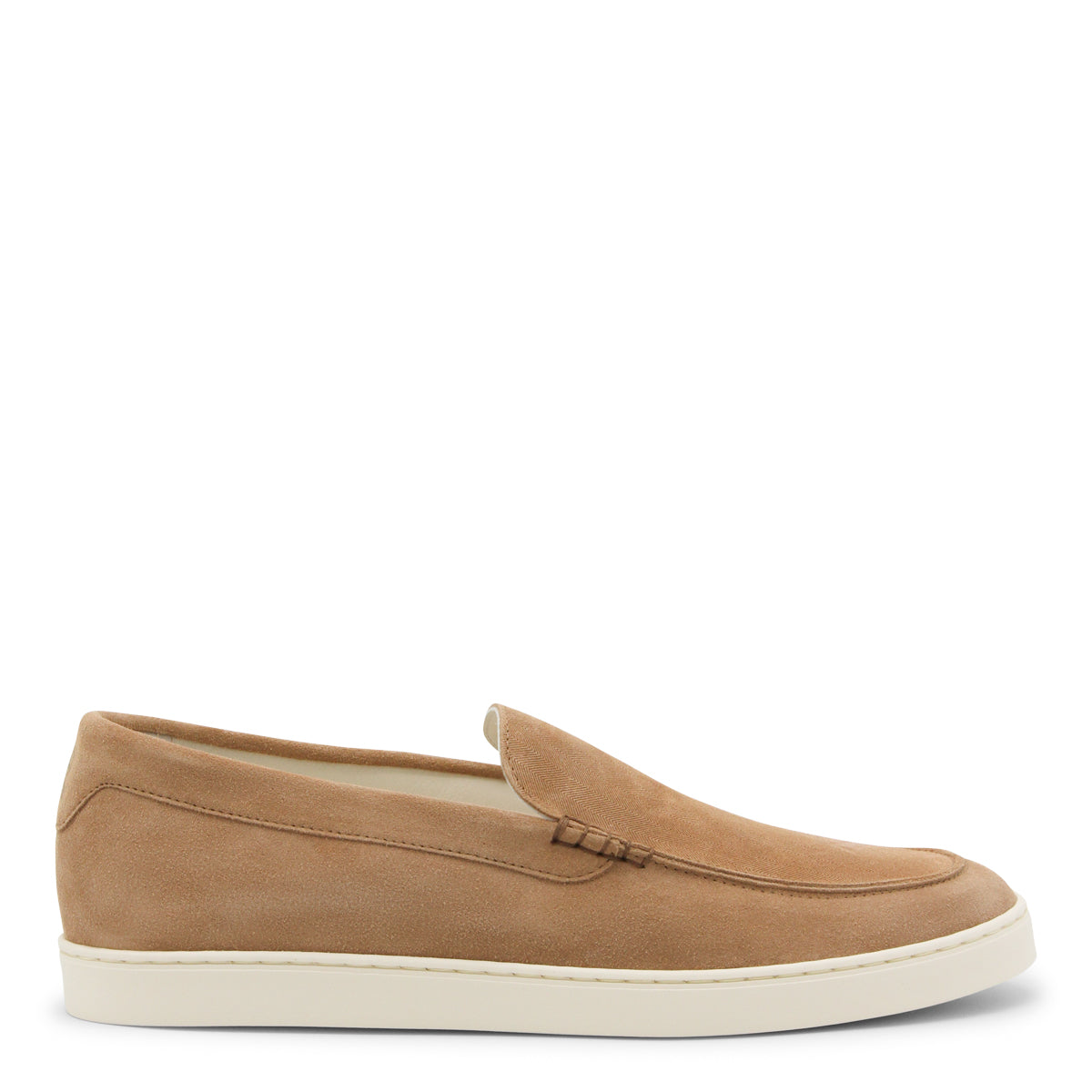 BEIGE LEATHER LOAFERS
