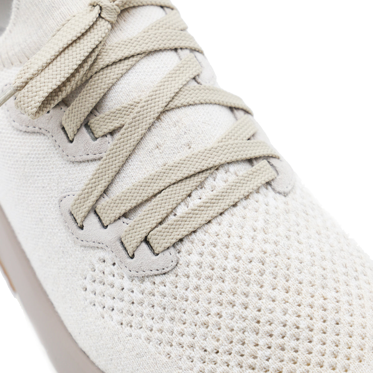 WHITE KNIT SNEAKERS