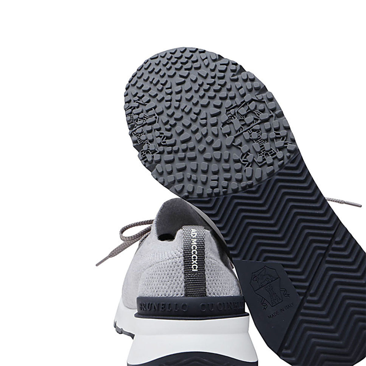 GREY COTTON SNEAKERS
