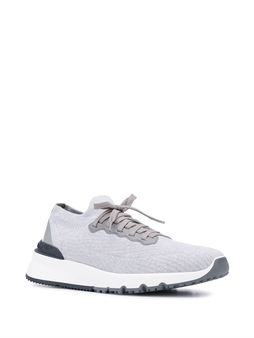 GREY COTTON SNEAKERS