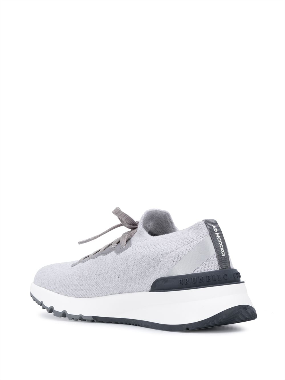 GREY COTTON SNEAKERS