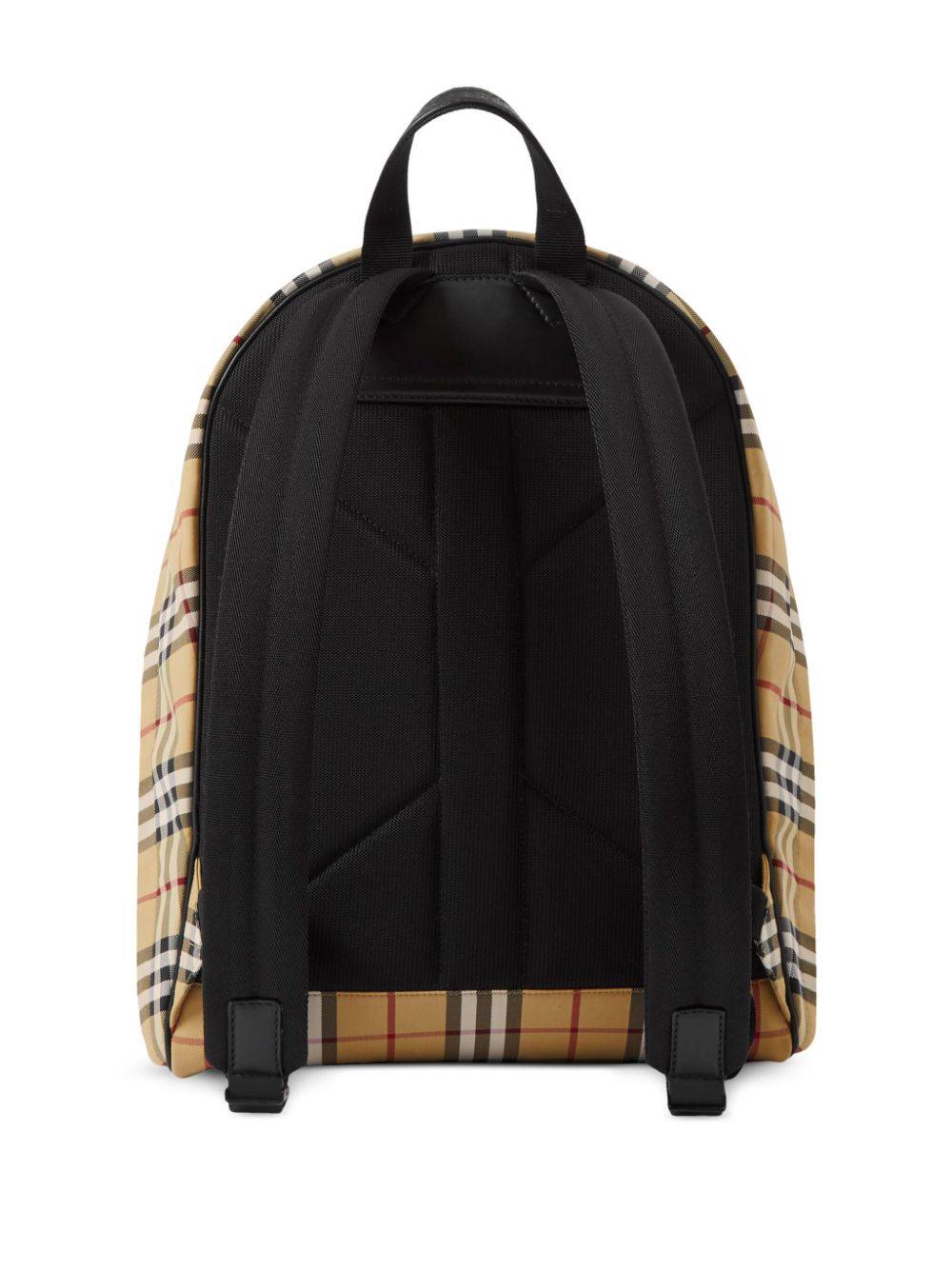 BURBERRY BACKPACK IN PRINTED NYLON AND LEATHER