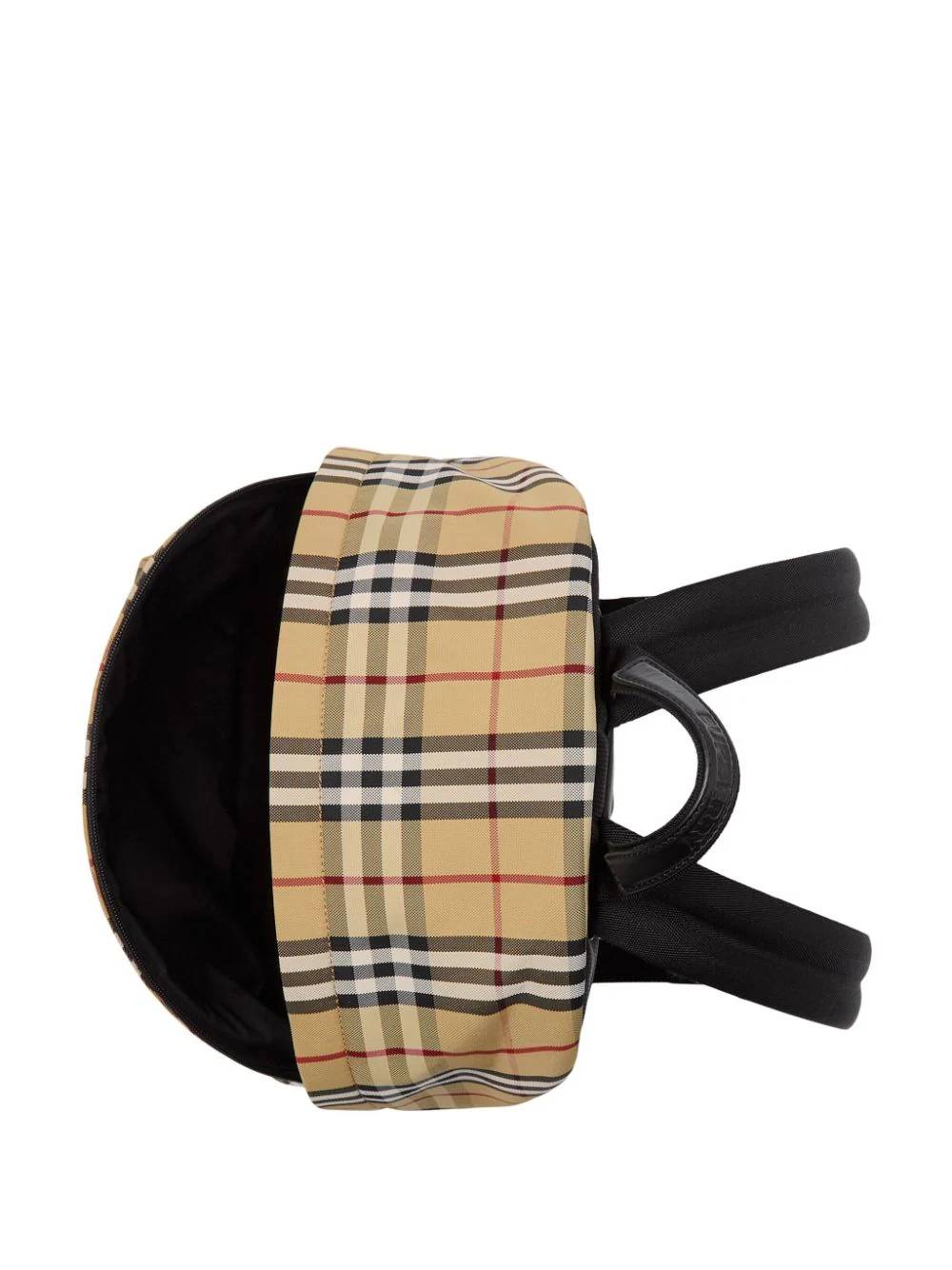BURBERRY BACKPACK IN PRINTED NYLON AND LEATHER