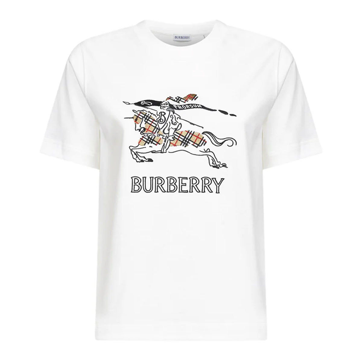 WHITE COTTON T-SHIRT
