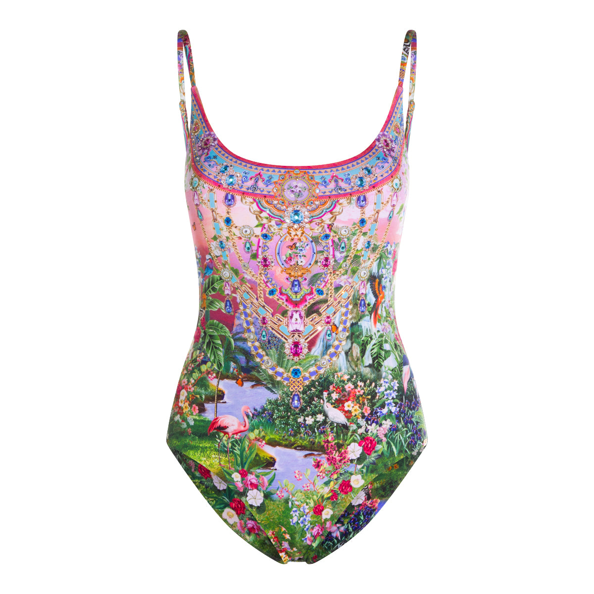 PINK AND GREEN BEACHWEAR